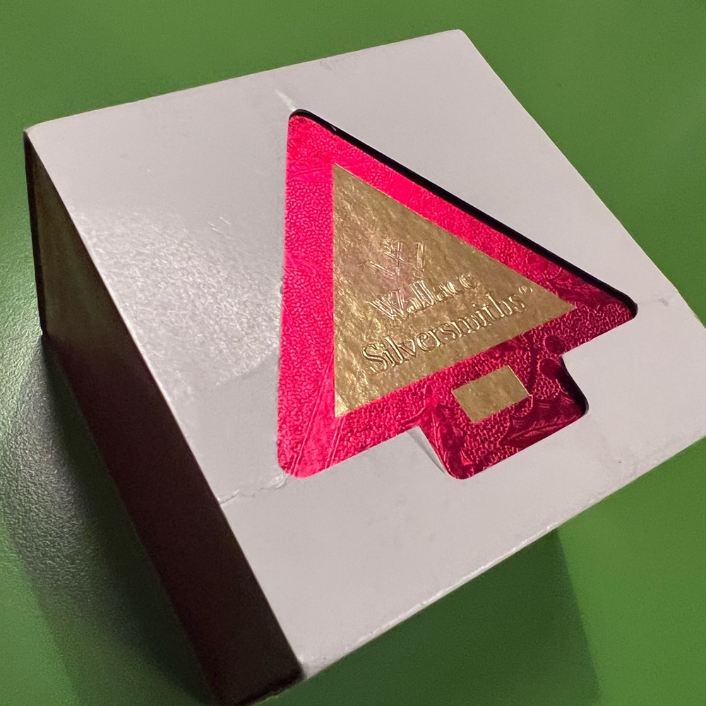 1993 Wallace Gold Plated Sleigh Bell annual Ornament 23rd Edition bag box sleeve - Picture 8 of 8